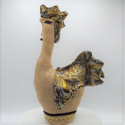 Pavoncella sarda in juta e...