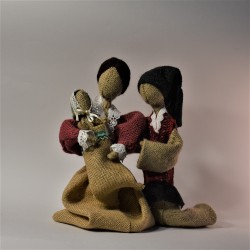 Natività juta colorata...